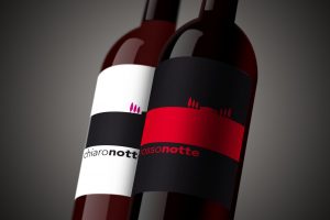 Chiaronotte Rossonotte etichette vino